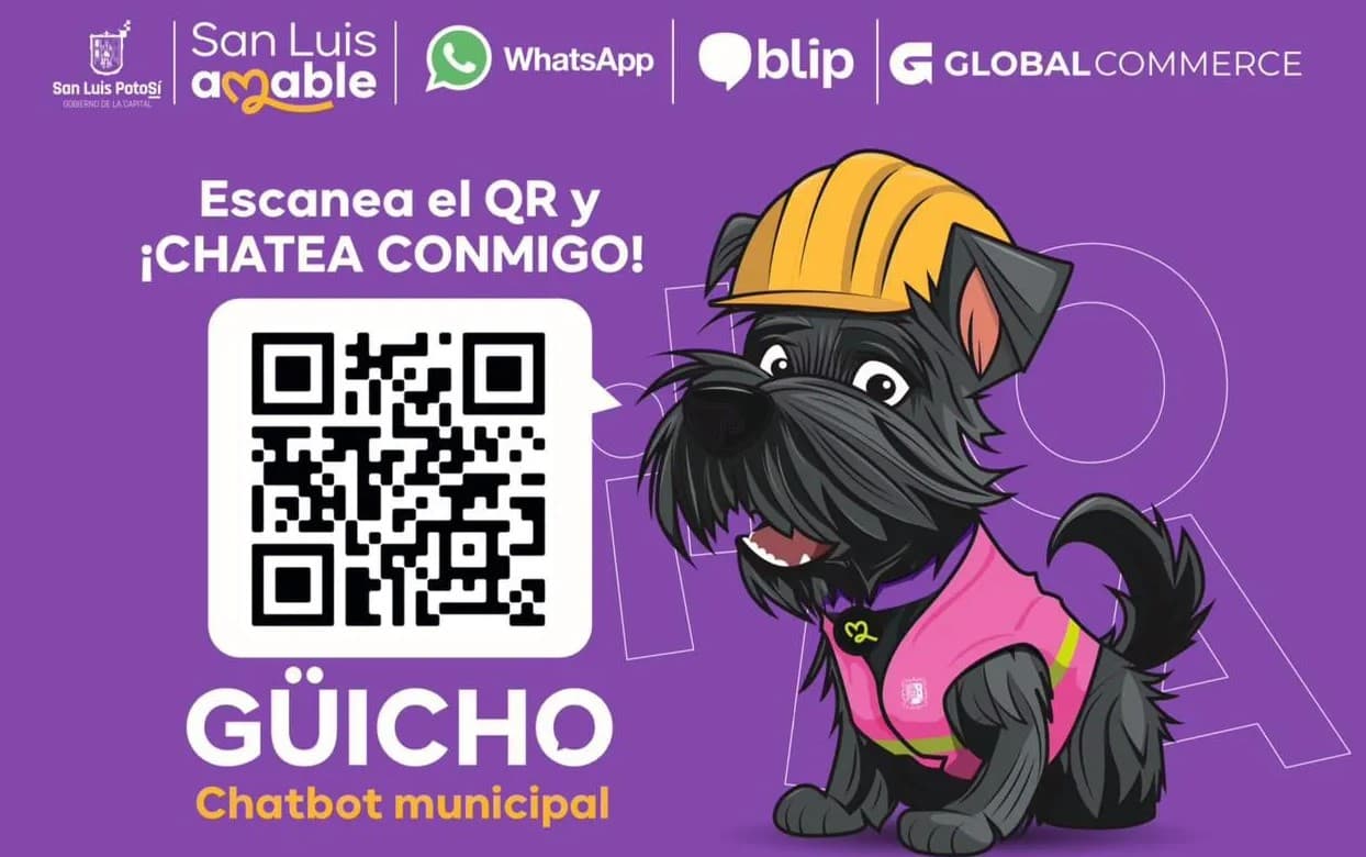 Atenderá Chatbot Güicho reportes ciudadanos de baches y fallas de alumbrado