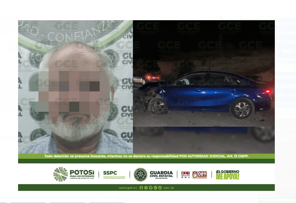 Detienen a conductor por homicidio culposo tras accidente en carretera a Guadalajara