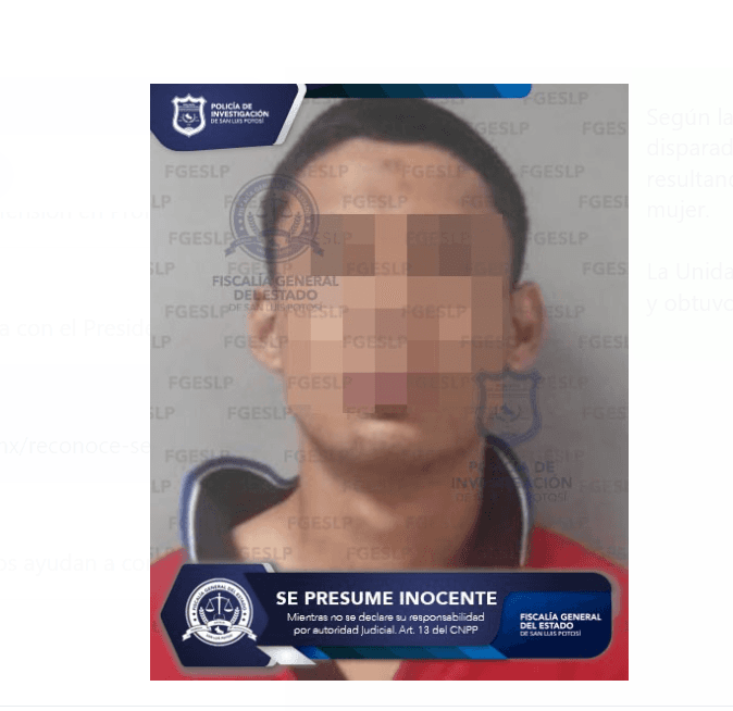 Aprehenden a sospechoso de homicidio en Soledad de Graciano Sánchez