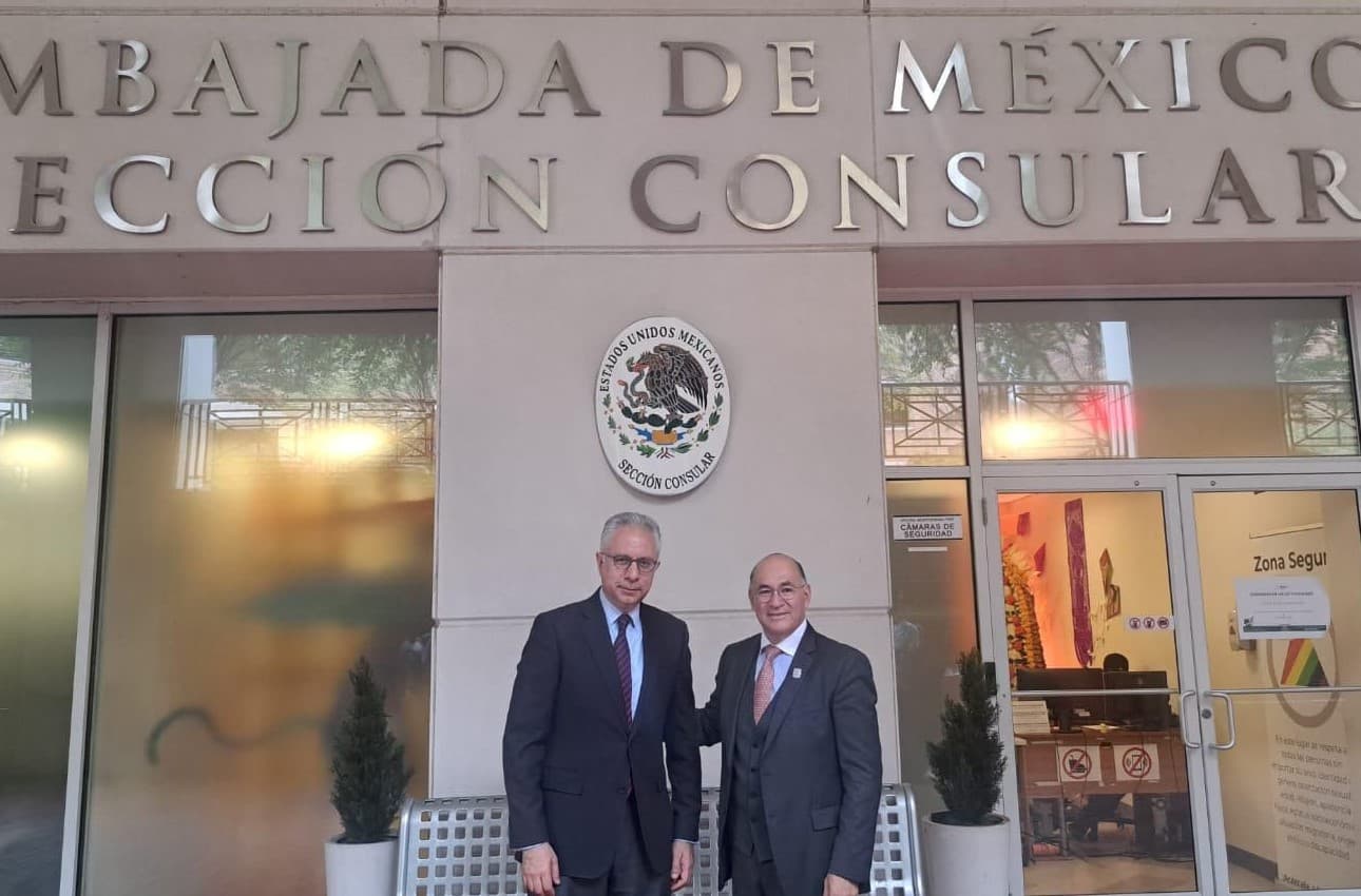 Realiza Galindo reunión con Cónsul de la Embajada de México en EUA