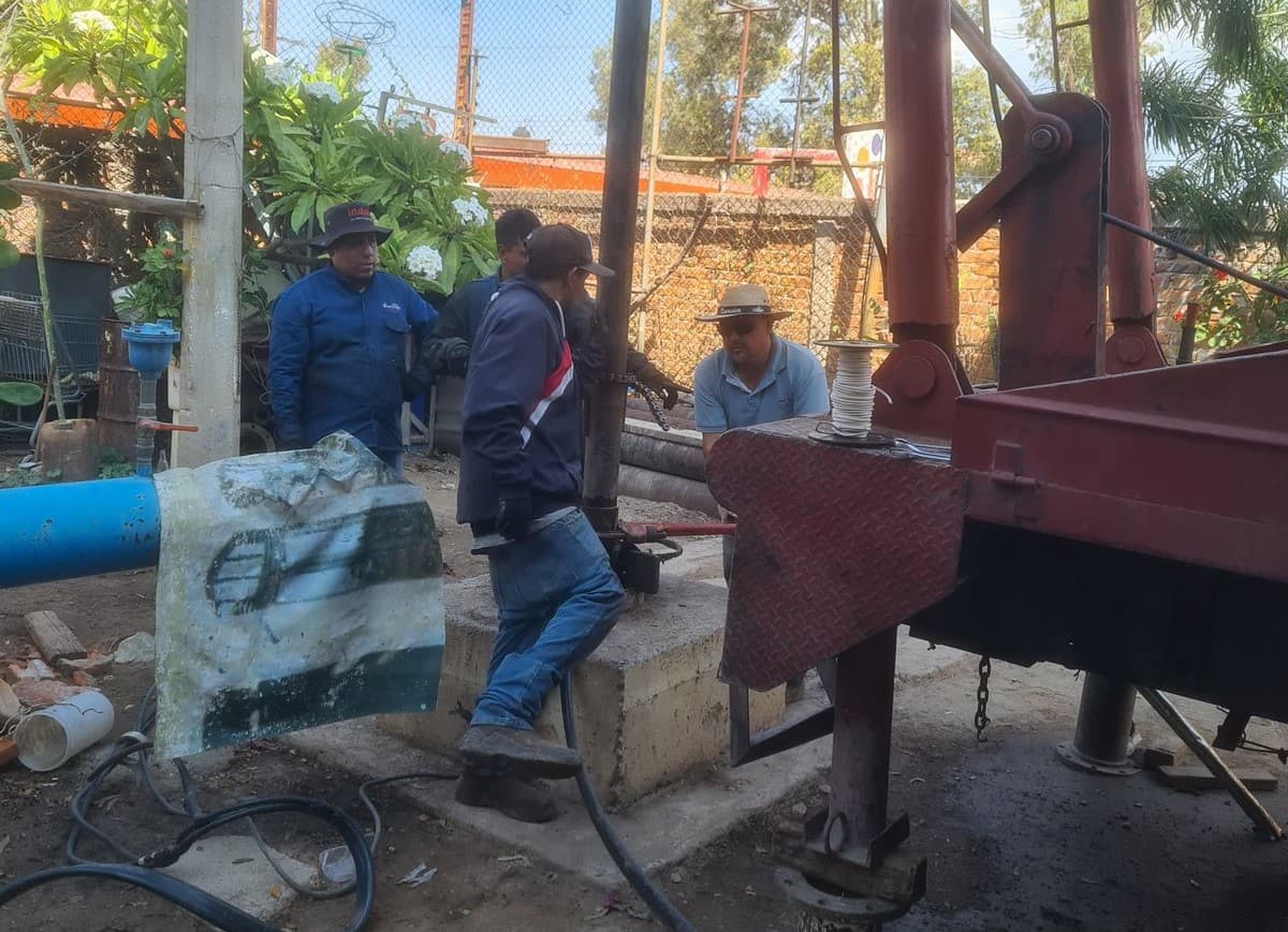 Repara Interapas pozo Saucito y restablece suministro de agua