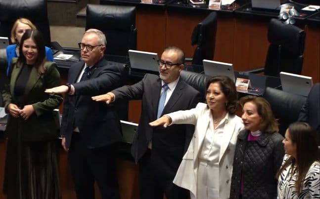 Estela Arriaga rinde protesta como Senadora de la República