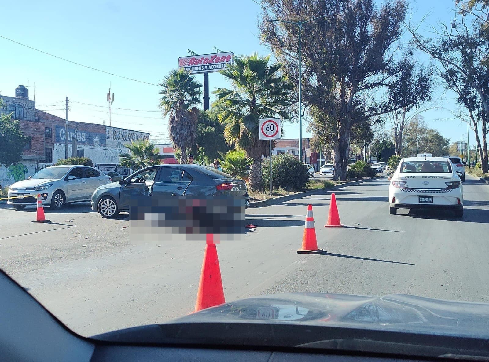 Choque en Fray Diego de la Magdalena deja a motociclista muerto