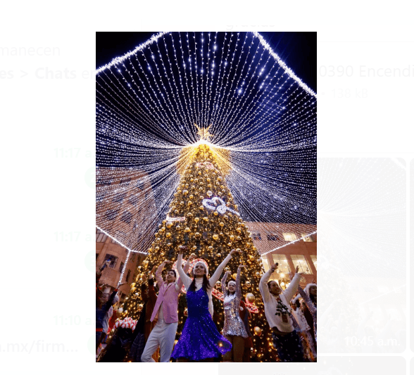 San Luis Capital inicia festividades navideñas con encendido del Árbol