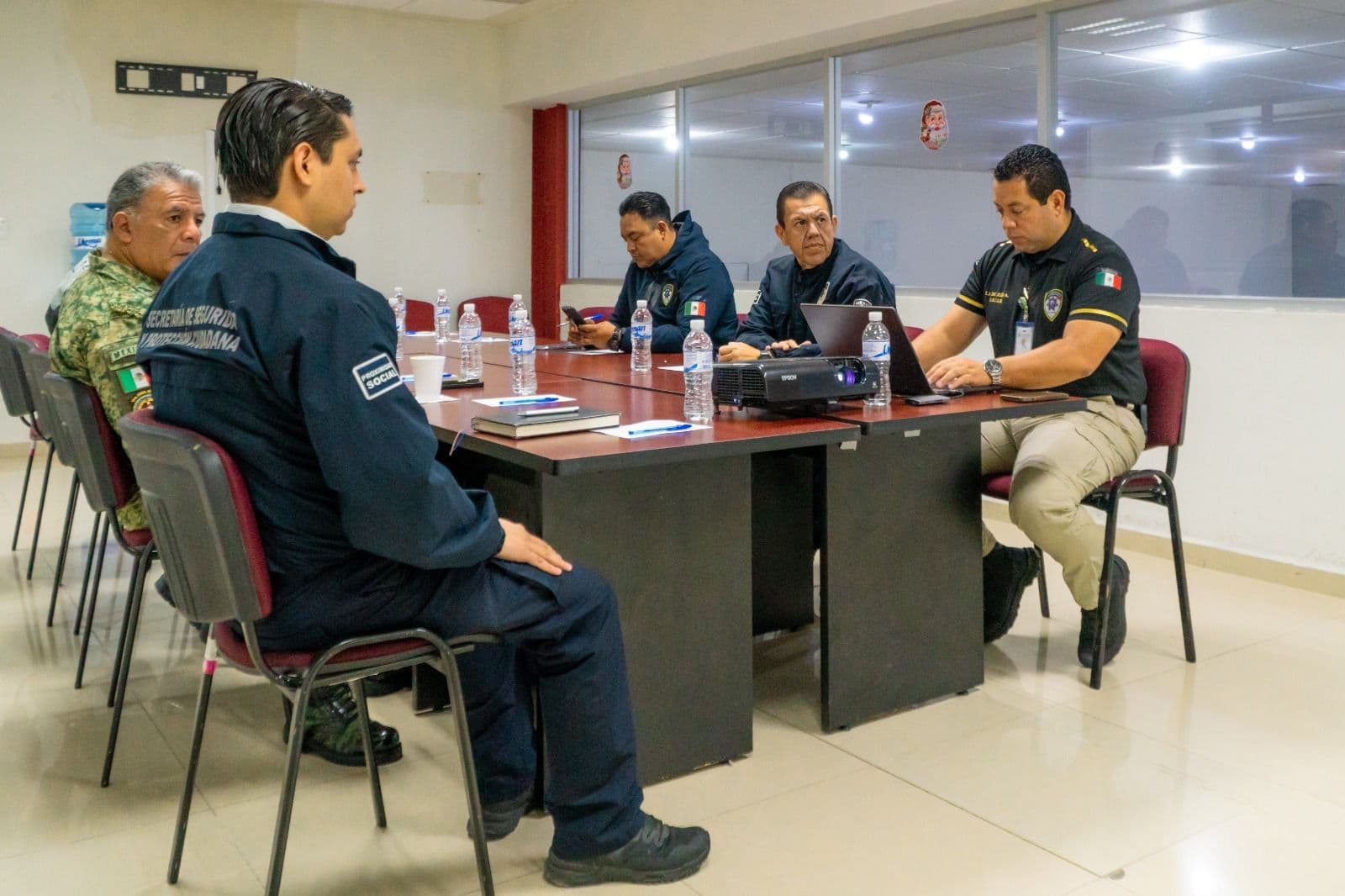 Se reúne SSPC, Defensa y Guardia Nacional en pro de los potosinos