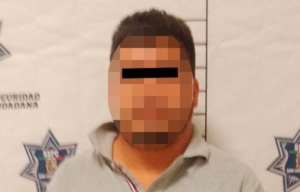 Detiene SSPC Municipal a hombre por agredir a su esposa en Lomas de Satélite
