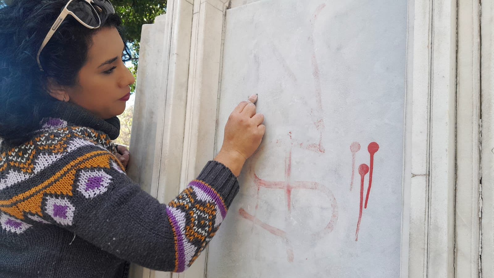 Gobierno de la Capital limpia el Centro Histórico de grafiti