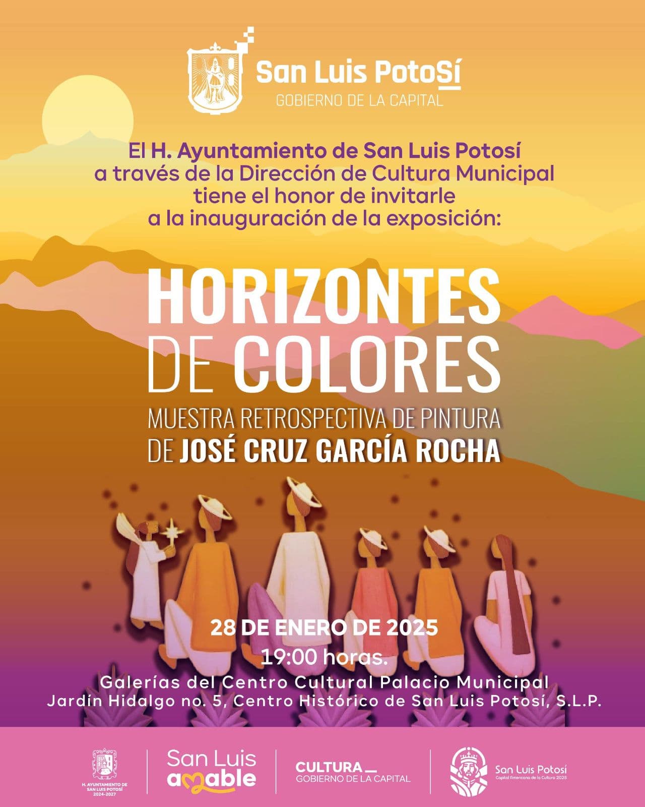 José Cruz García Rocha celebra 50 años de arte con la exposición Horizontes de colores
