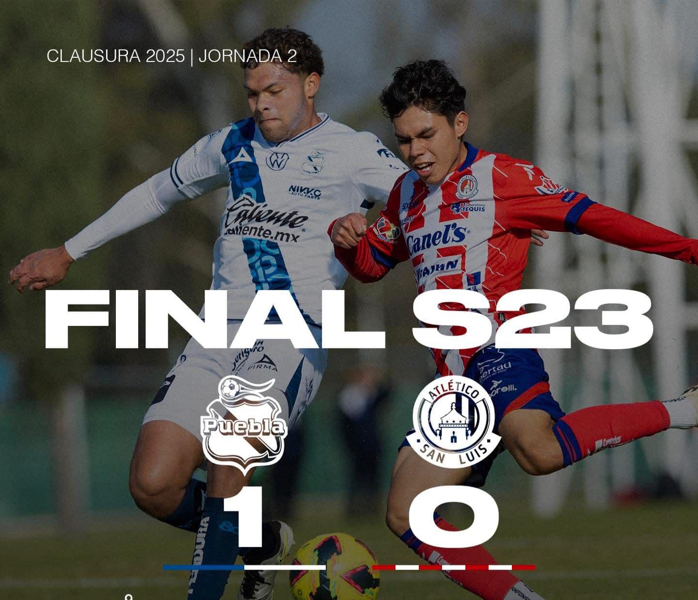 Atlético de San Luis Sub-23 cae por la mínima ante Puebla