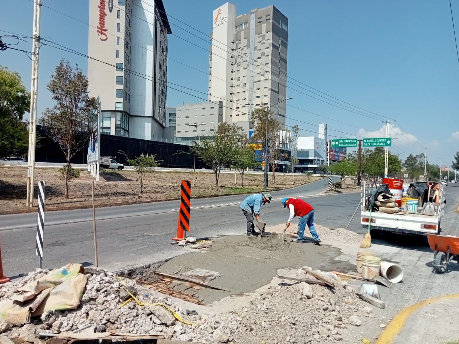 Avanza bacheo emergente en San Luis Potosí: Más del 60% de las solicitudes atendidas