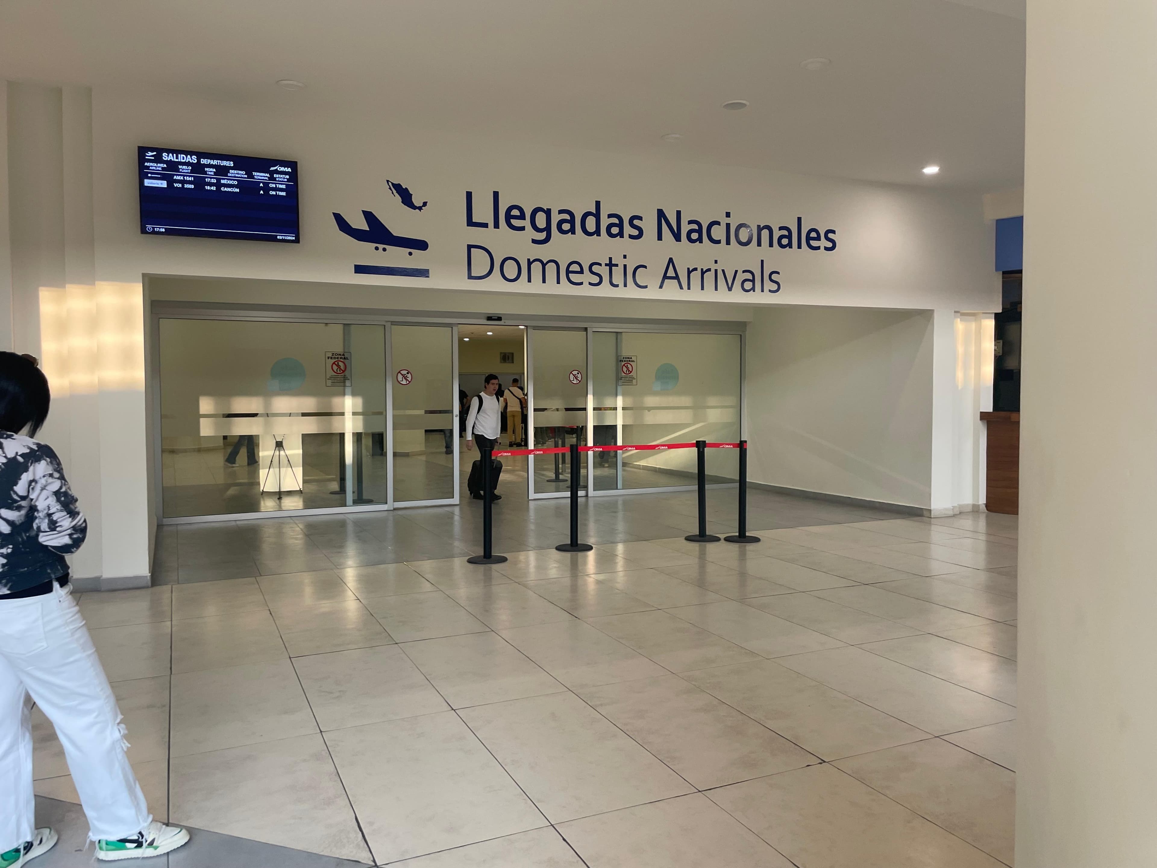 Causa estragos frente frio en vuelos del Aeropuerto Ponciano Arriaga