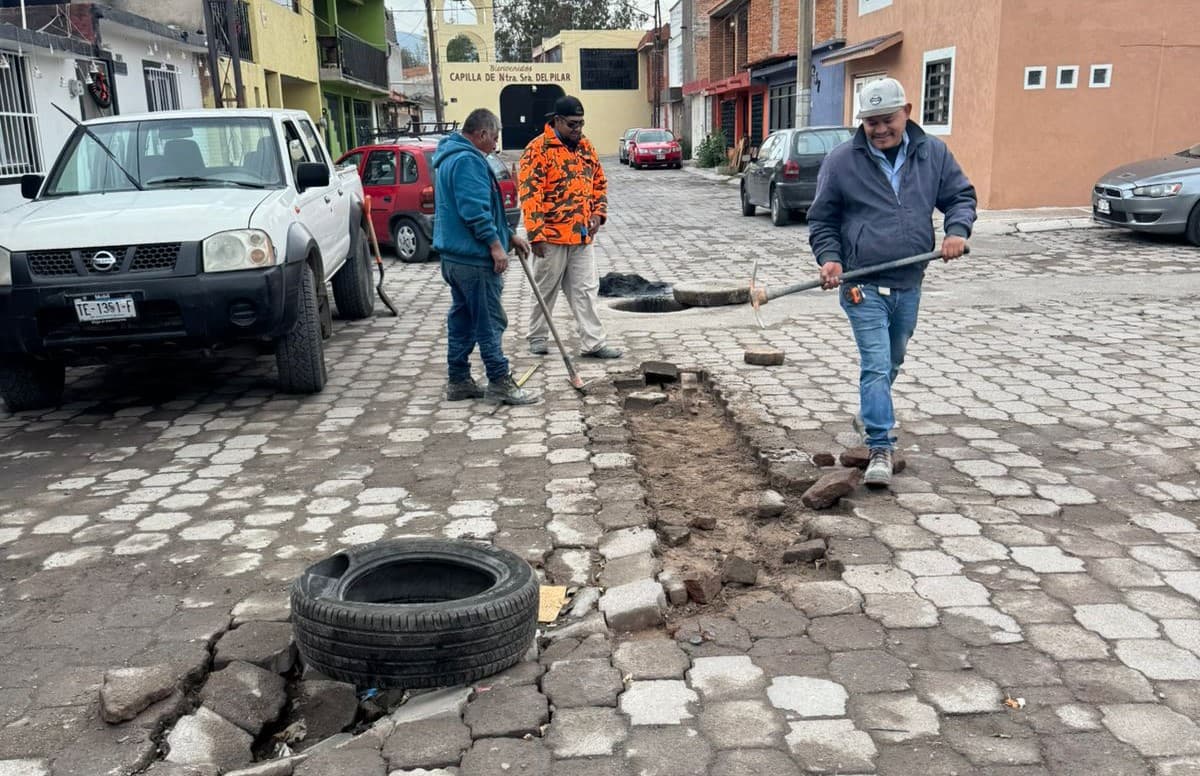 Avanza Interapas con rehabilitación de drenaje en Col. Constituyentes