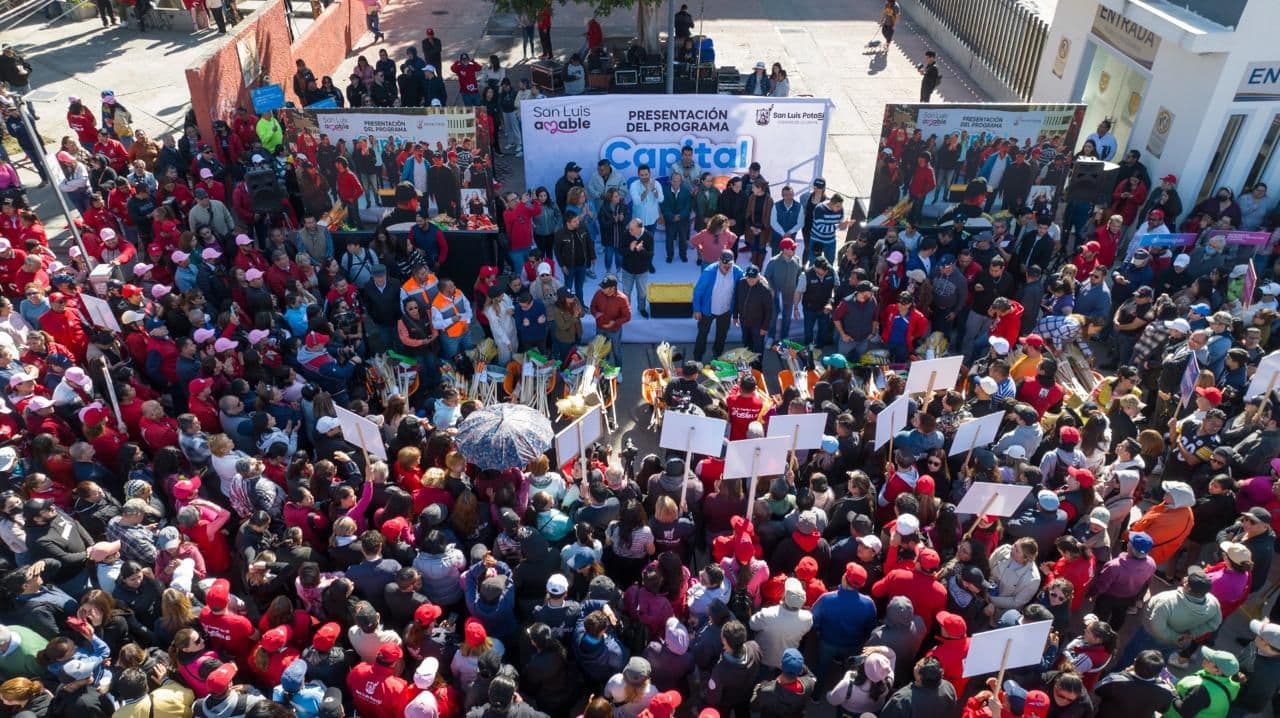 Inicia Galindo programa Capital al 100 para rehabilitar y unificar la ciudad