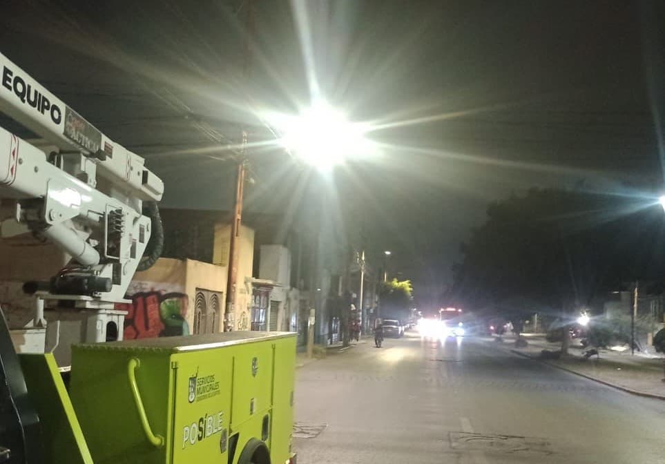 Aplica Ayuntamiento estrategia de alumbrado táctico en la colonia Progreso