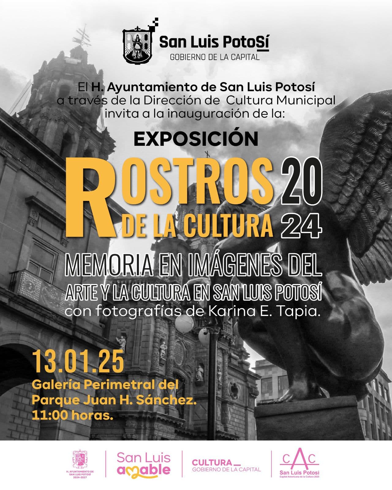 San Luis Potosí inaugura la exposición Rostros de la Cultura 2024