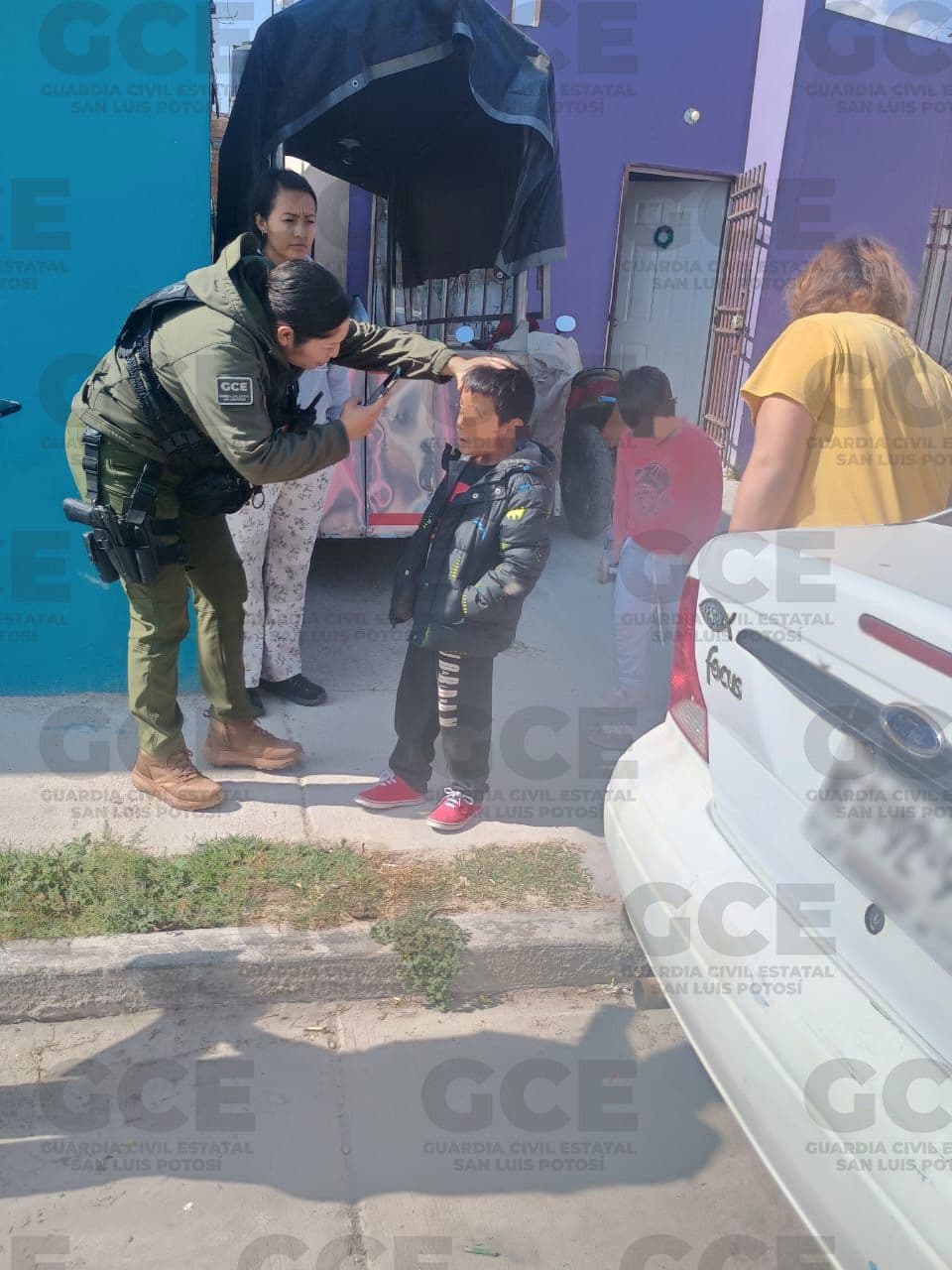 Detienen posible caso de maltrato infantil en fraccionamiento de SLP