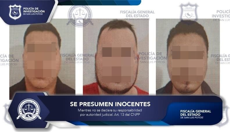 PDI Detiene a Tres Hombres por Homicidio en Rioverde