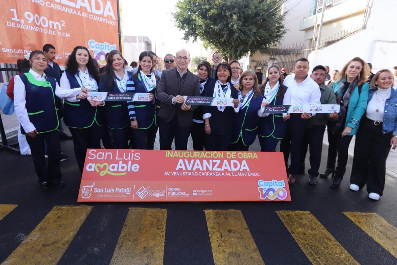 Concluye Ayuntamiento renovación integral de la calle Avanzada
