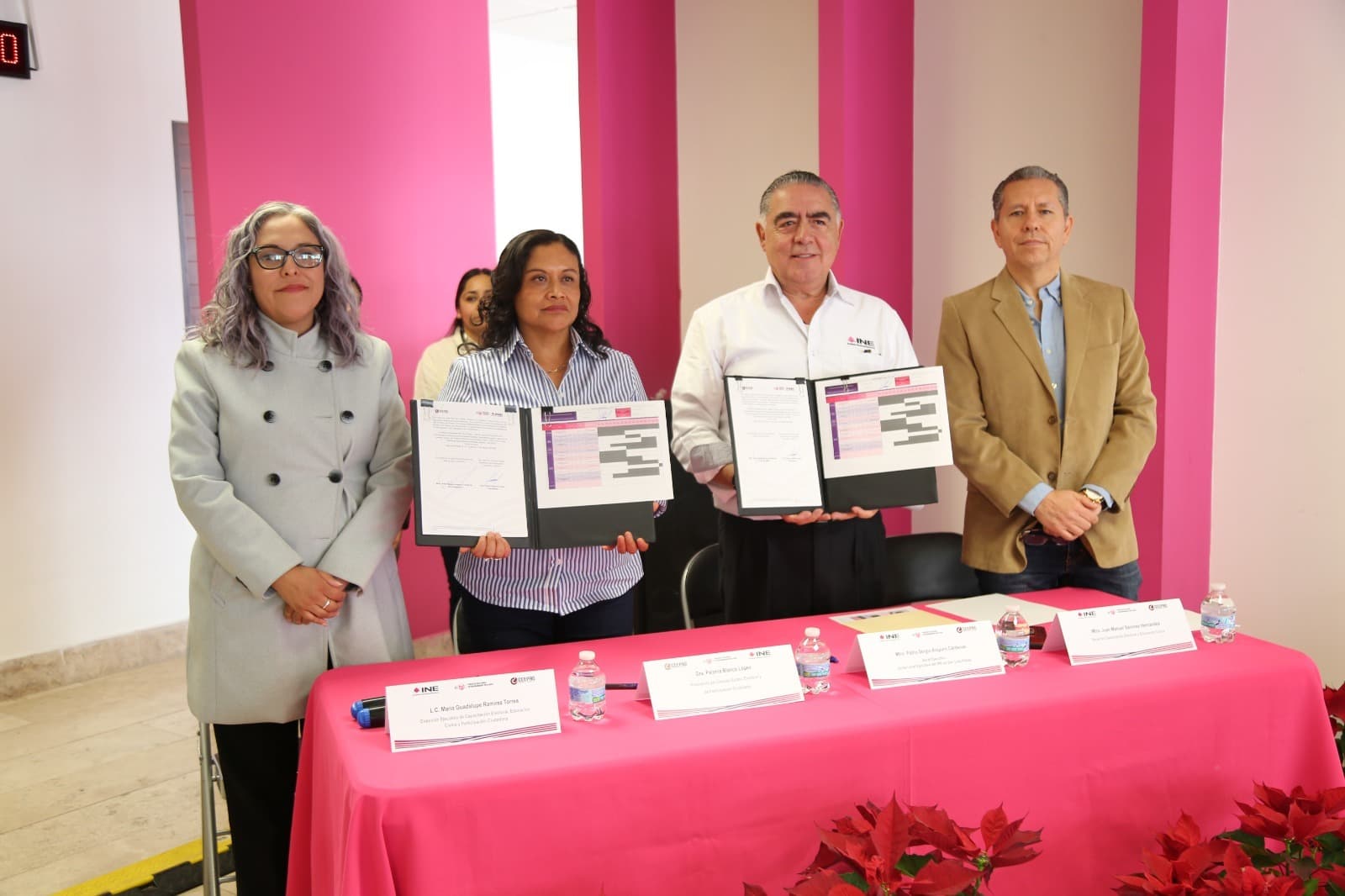Firma alianza CEEPAC e INE para incentivar participación ciudadana
