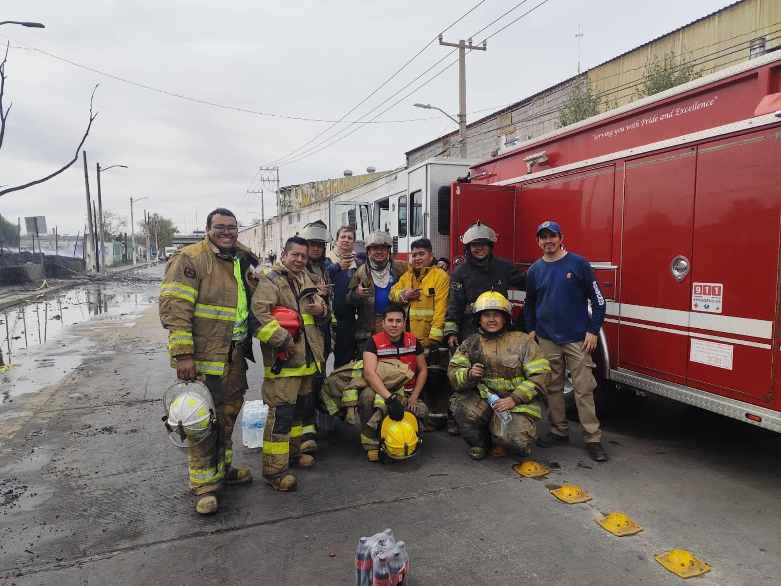 Reafirma Galindo respaldo del Ayuntamiento al Cuerpo de Bomberos Metropolitanos