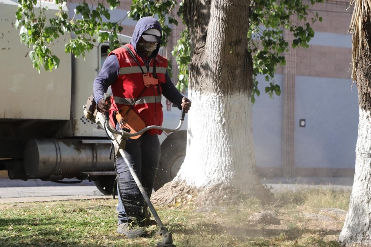Avanzan trabajos de mantenimiento urbano en San Luis Potosí