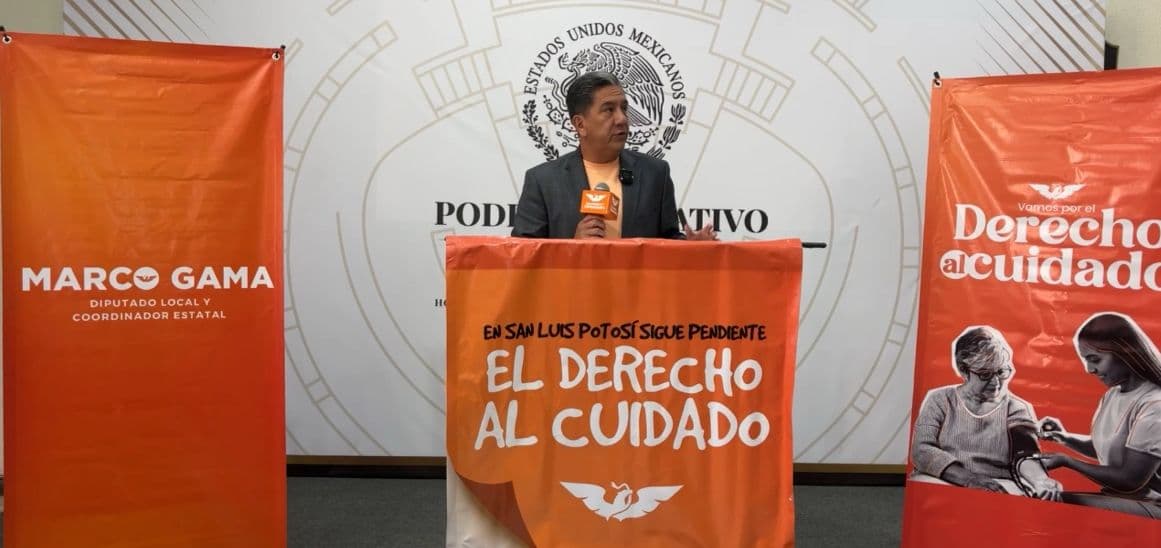 Presenta Marco Gama iniciativa para crear el Sistema Estatal de Cuidados en SLP