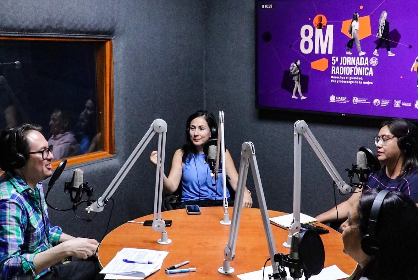 Conmemora UASLP a las mujeres con 5ta Jornada Radiofónica del 8M