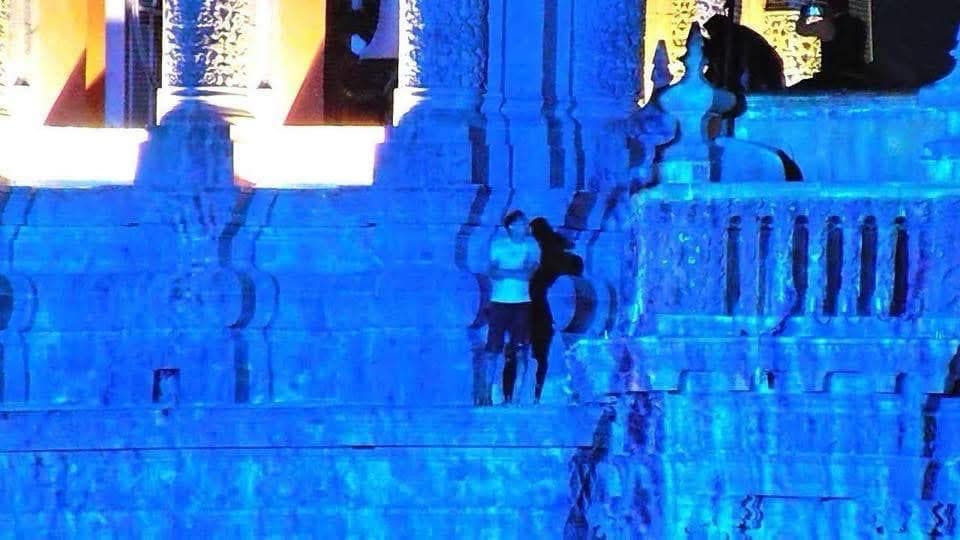Rescata Policía Municipal a hombre que escaló catedral metropolitana