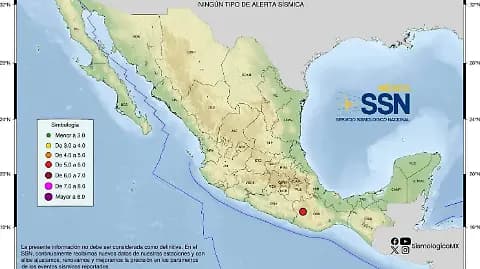 Reporta SSN sismo de 4.0 en Acapulco y actividad sísmica en el sur