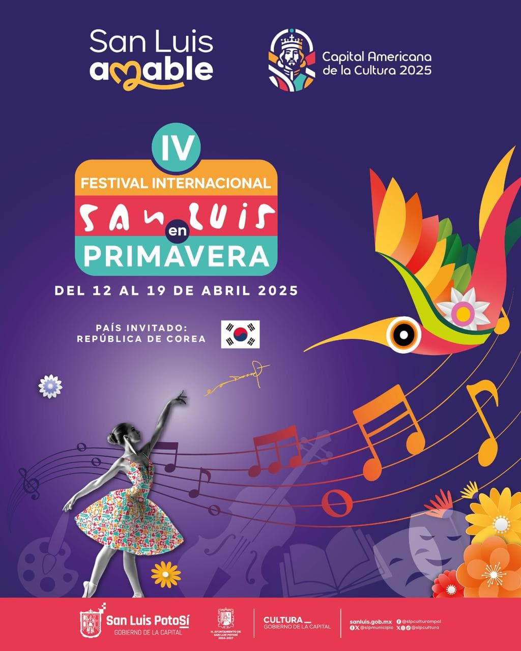 SLP se convierte en el epicentro cultural con el IV Festival Internacional en Primavera