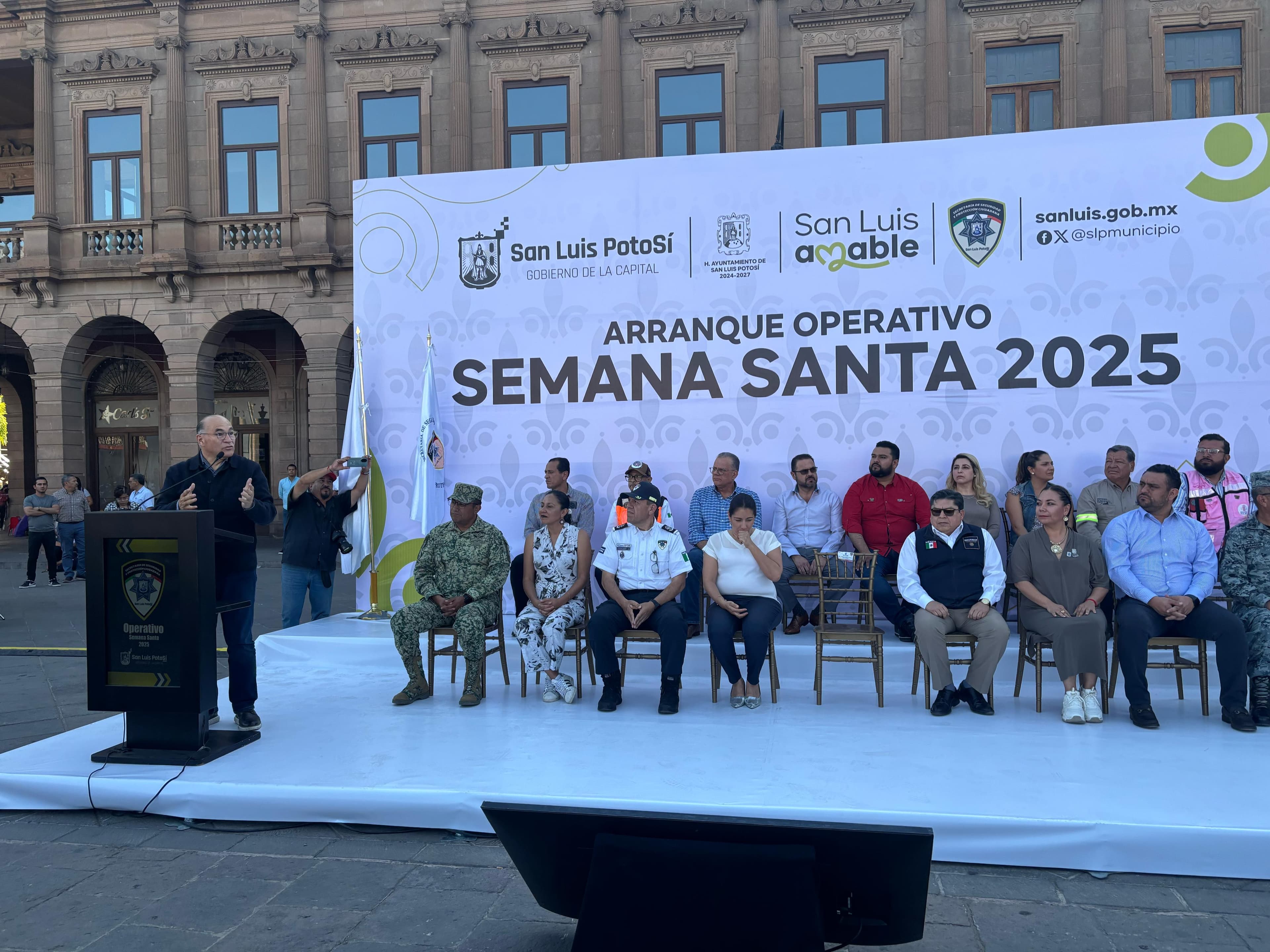 Alcalde Galindo da inicio a Operativo de Seguridad de Semana Santa 2025