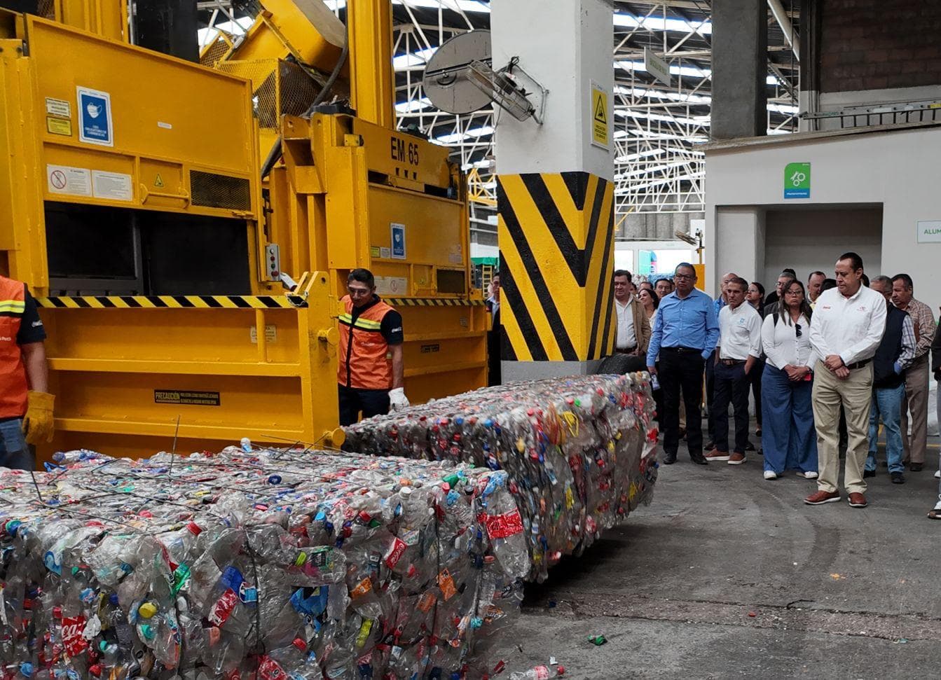 Invierten Arca Continental, Coca-Cola y PetStar 56.5 MDP en planta de acopio de PET