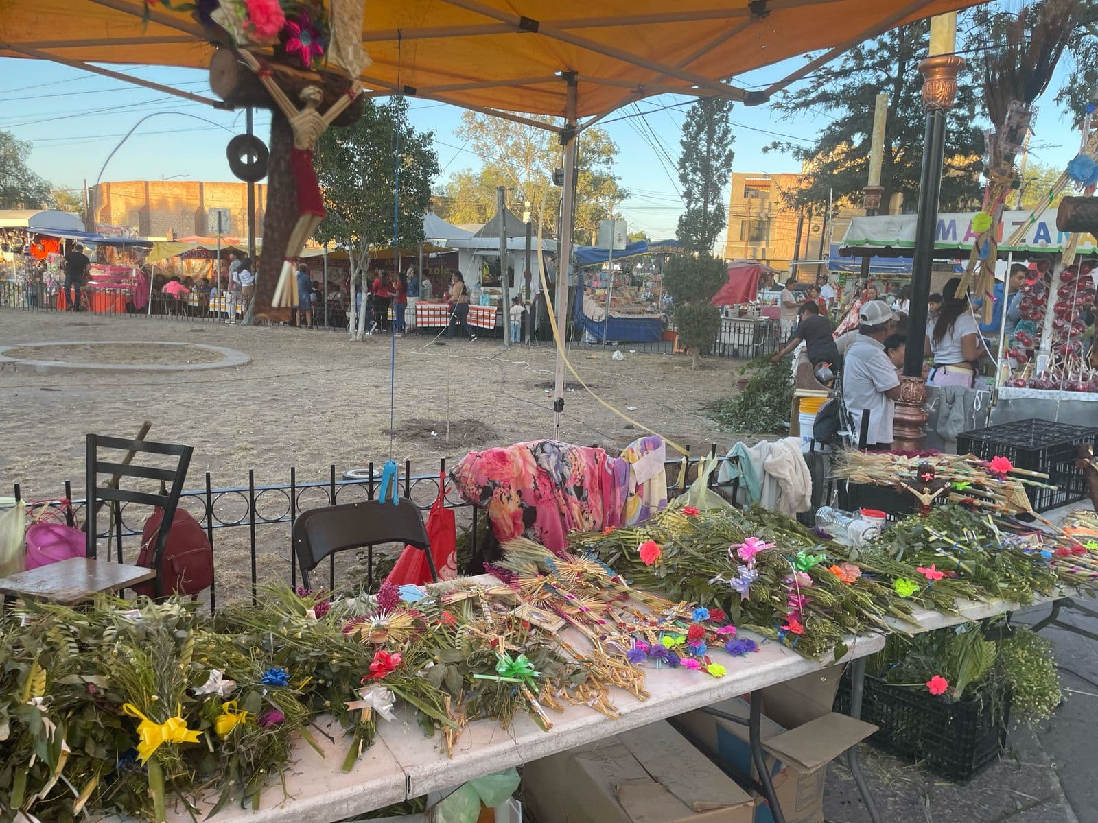 Potosinos asisten a la tradicional bendición del Domingo de Ramos