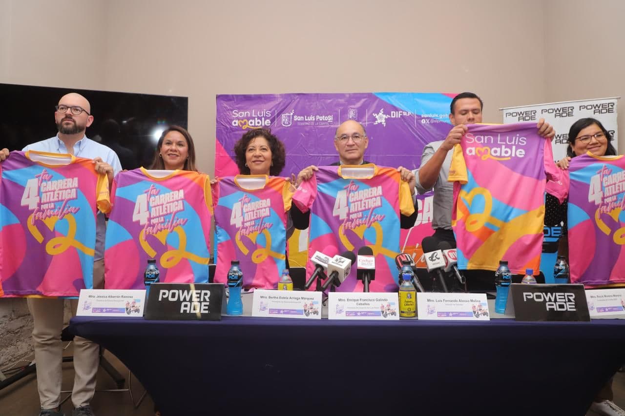 Carrera por la familia destinará recaudación a la salud mental de los potosinos