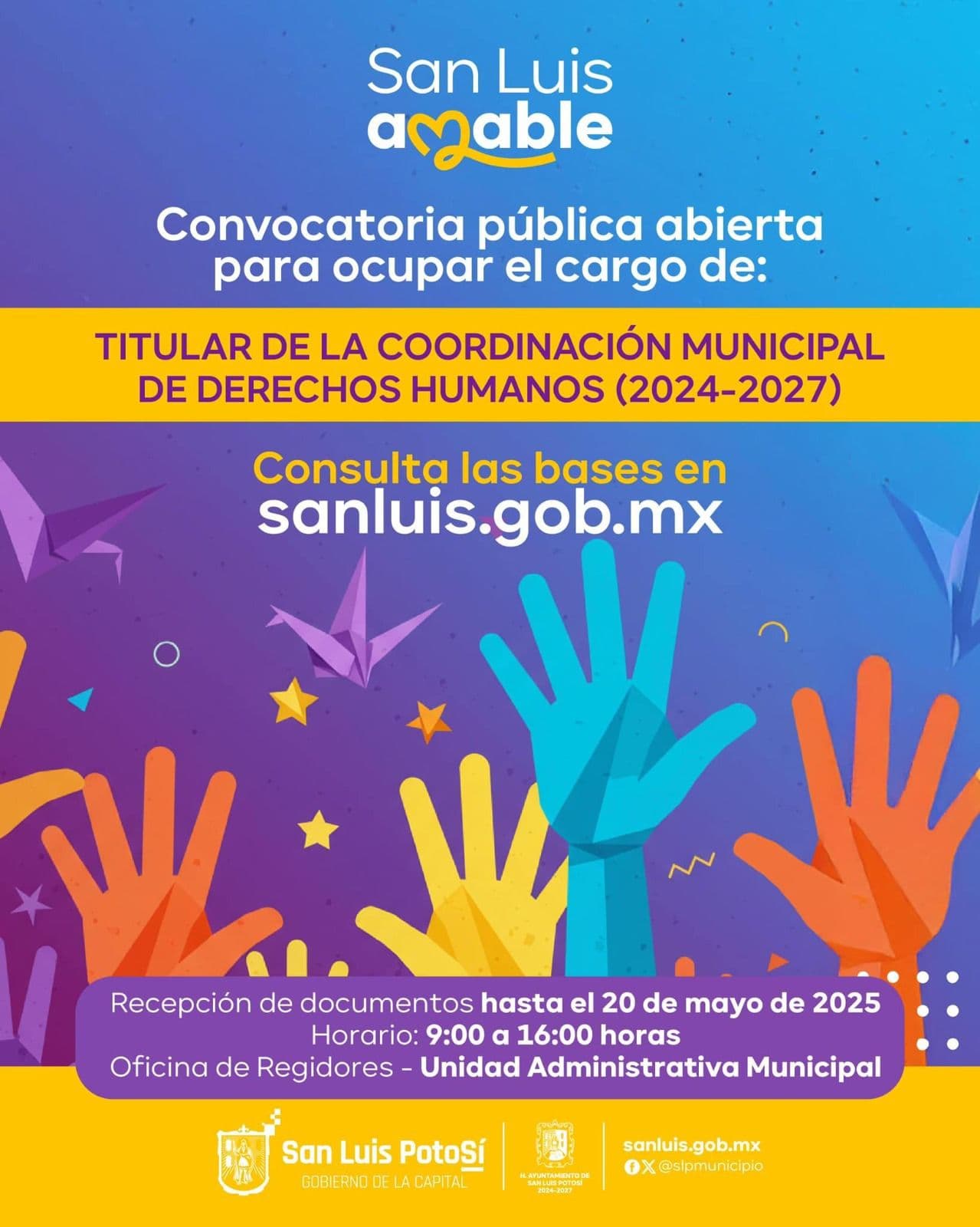 Convoca SLP a liderar Derechos Humanos con enfoque incluyente