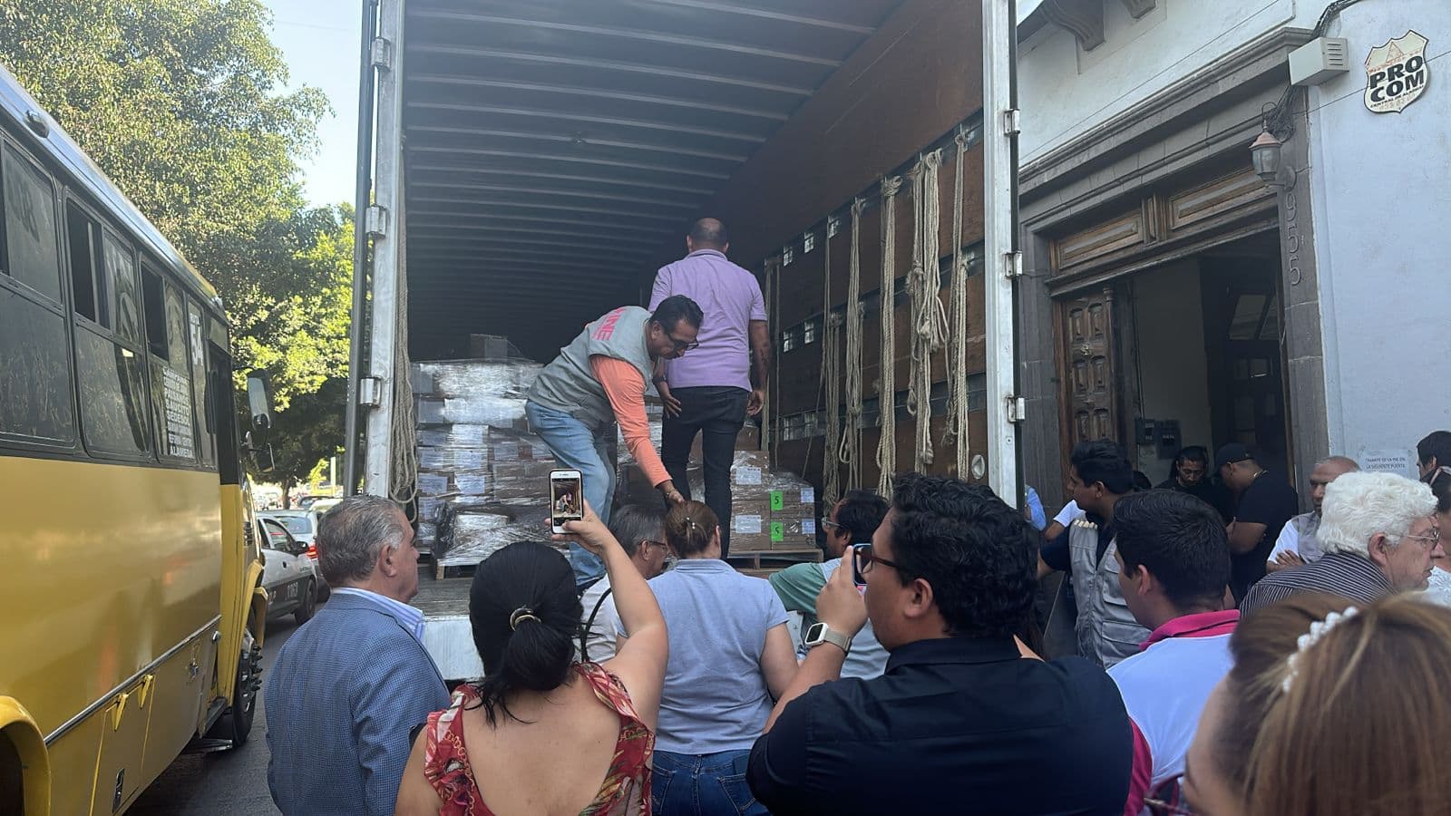 Llega a San Luis Potosí la paquetería electoral para la elección federal del 1 de junio