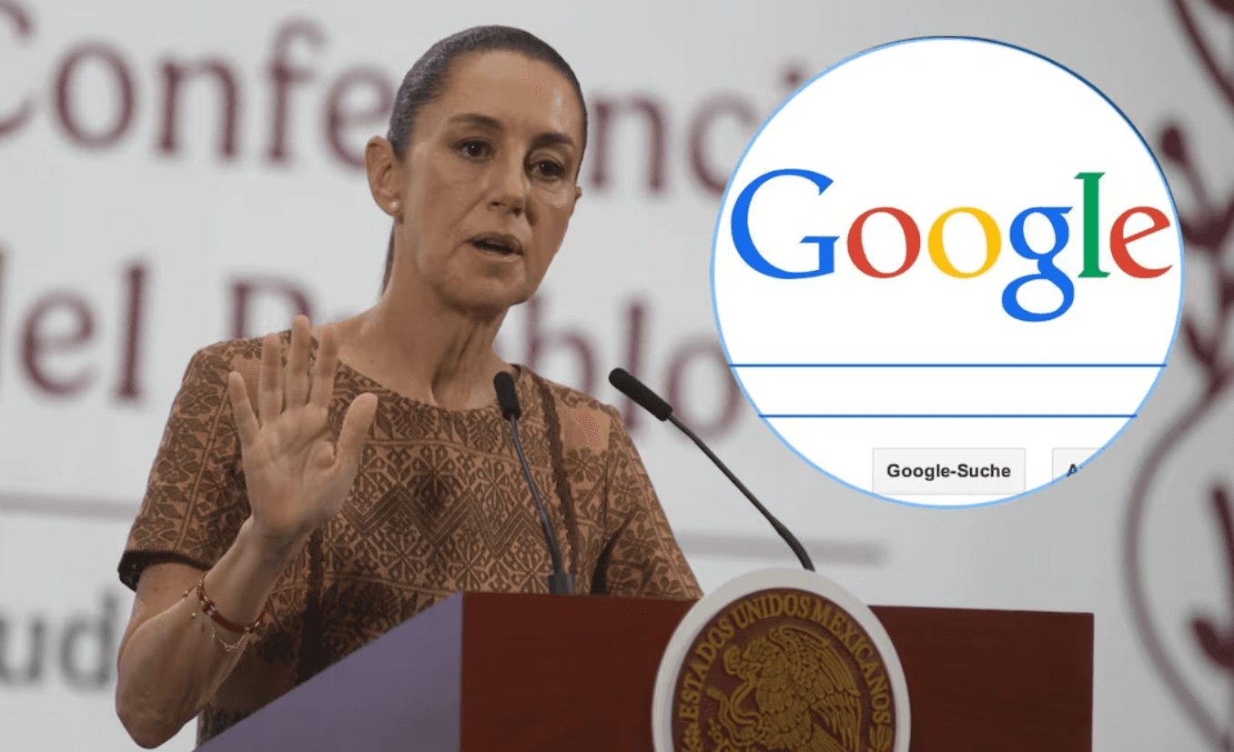 Claudia Sheinbaum demanda a Google por modificar el nombre del Golfo de México en sus mapas