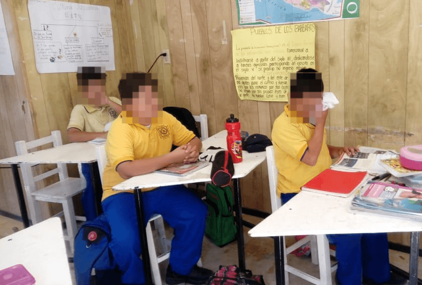 Afectan a niños y niñas estudiantes temperaturas de hasta 45 grados en la zona Huasteca