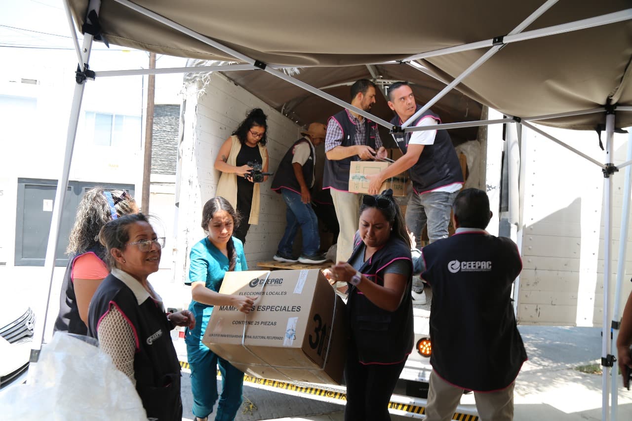 Inicia CEEPAC reparto de boletas para elecciones del Poder Judicial