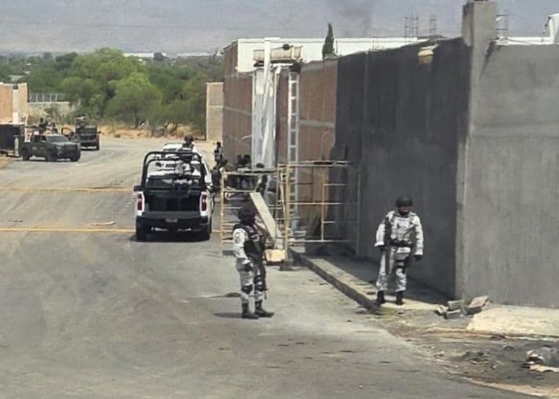 Despliega FGR, GN y SEDENA operativo de seguridad en Villa de Reyes