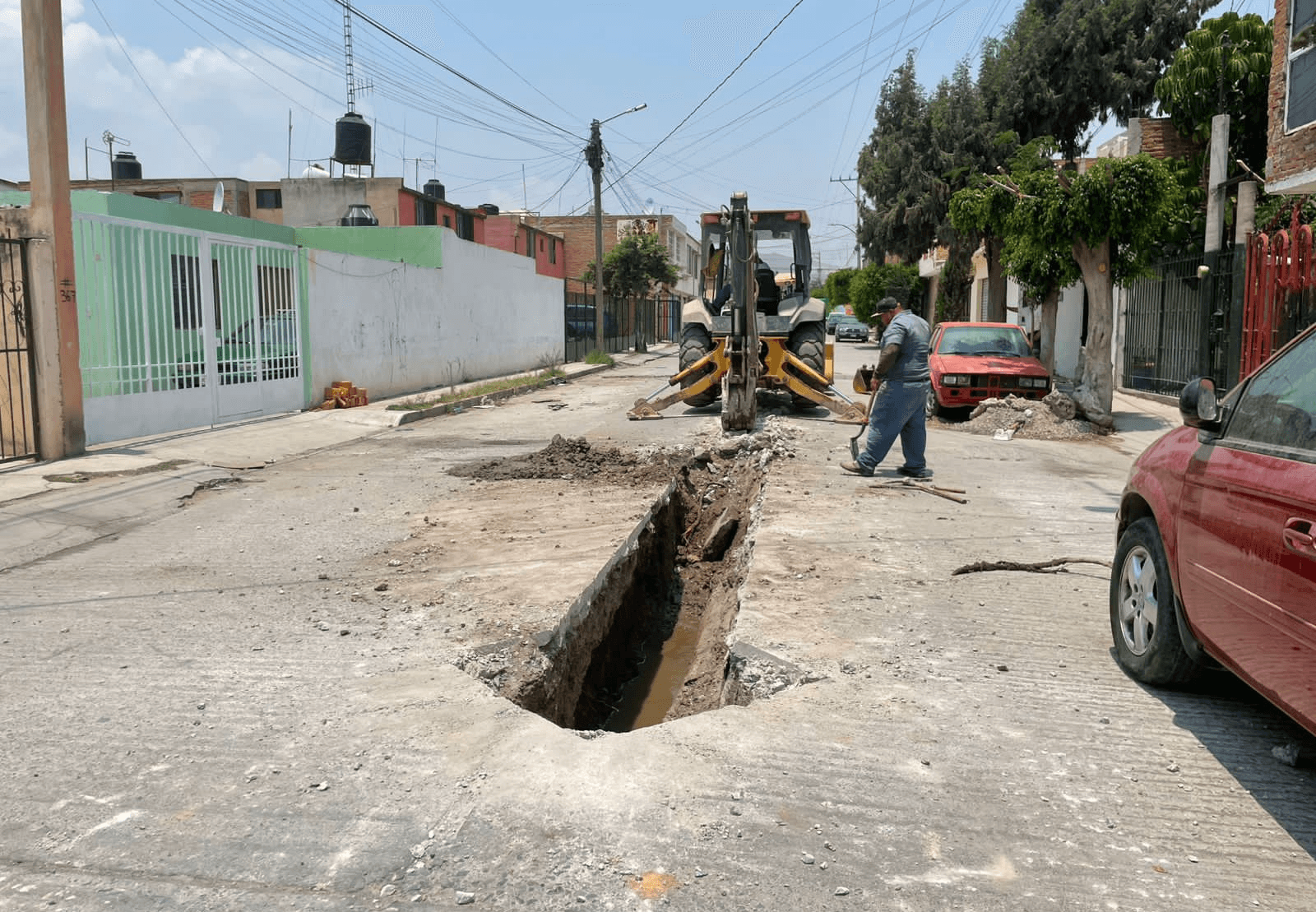 Inicia Interapas obras de rehabilitación en Col. Satélite