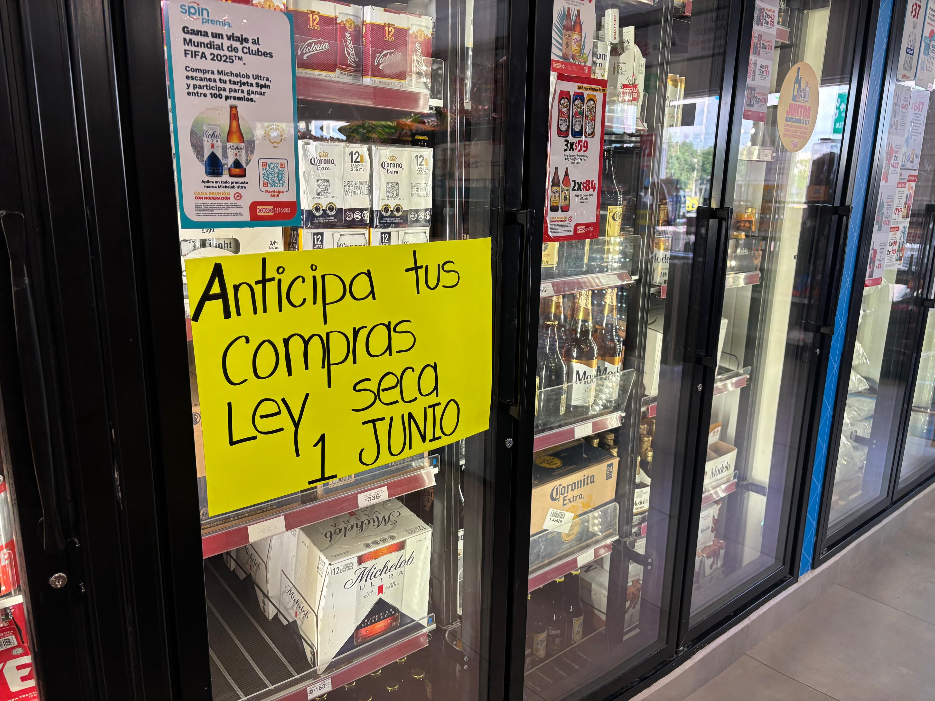 Invitan negocios a anticipar compras por ley seca del fin de semana