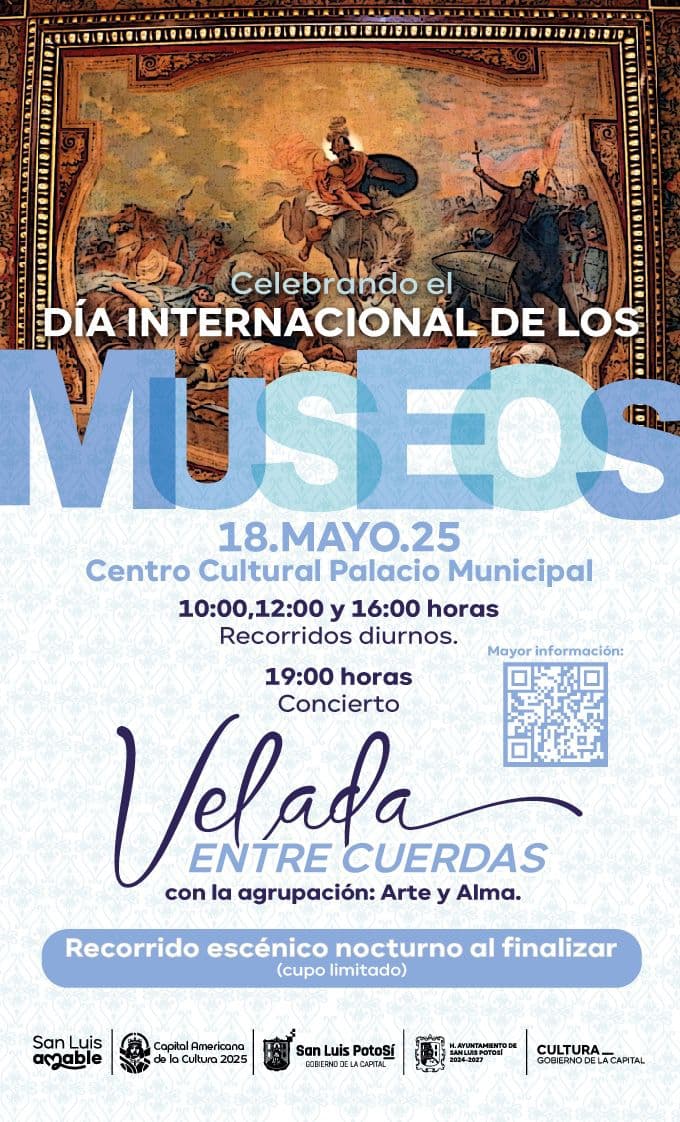 Celebrará Palacio Municipal Día Internacional de los Museos con música y recorridos