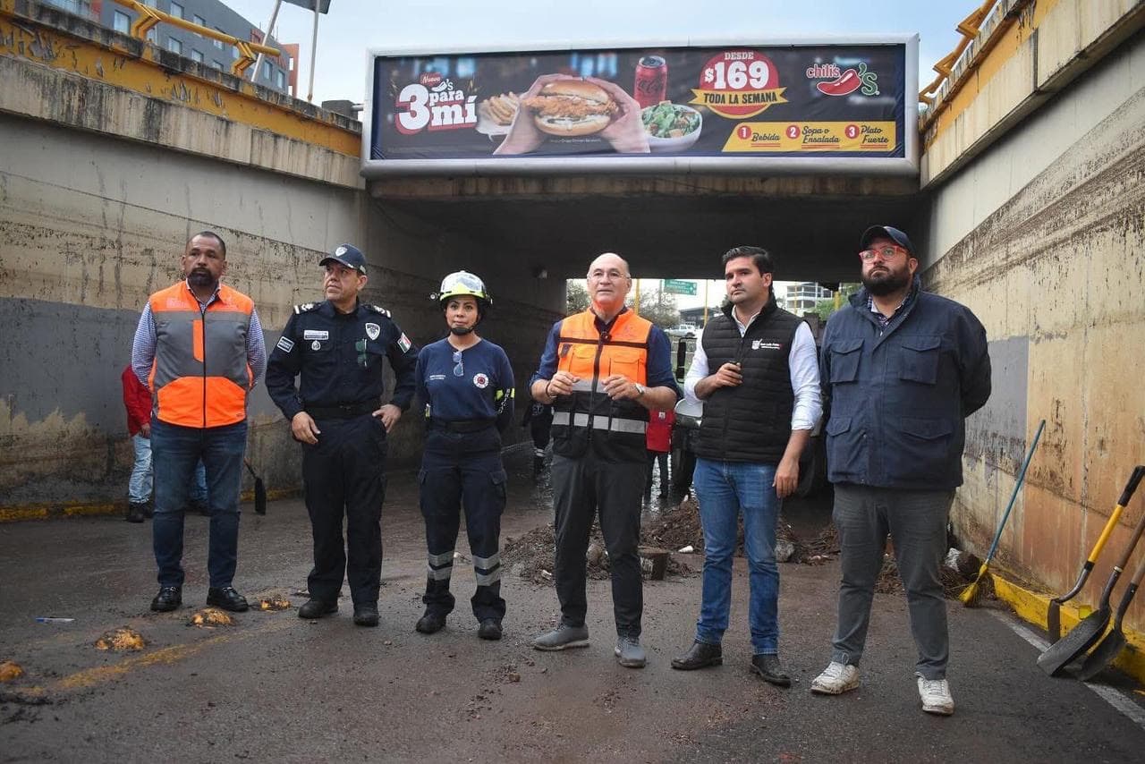 Gobierno capitalino actúa con rapidez tras lluvias intensas