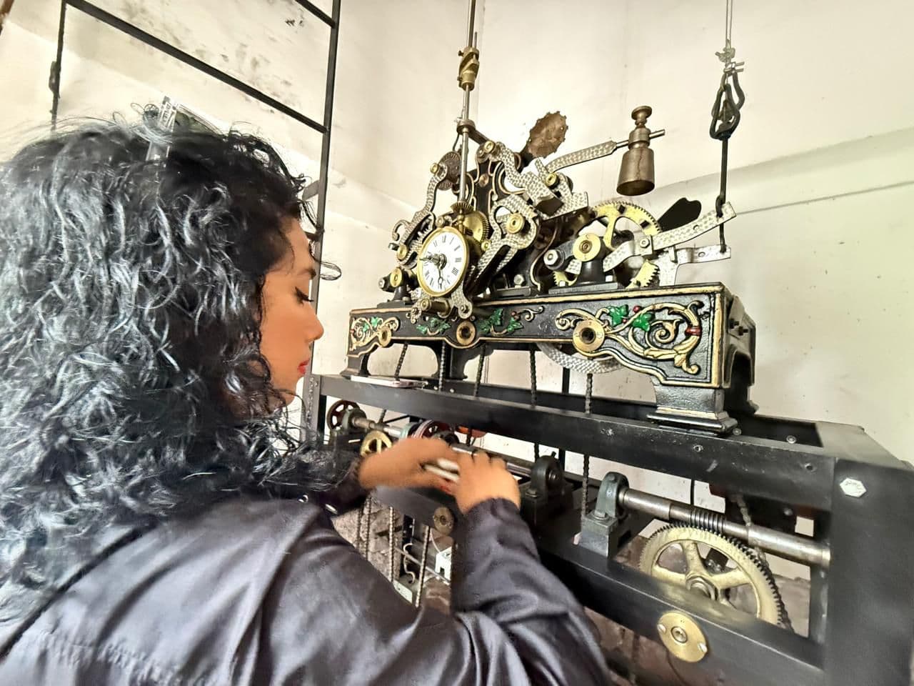 Conservan reloj del Jardín Colón en San Luis Capital