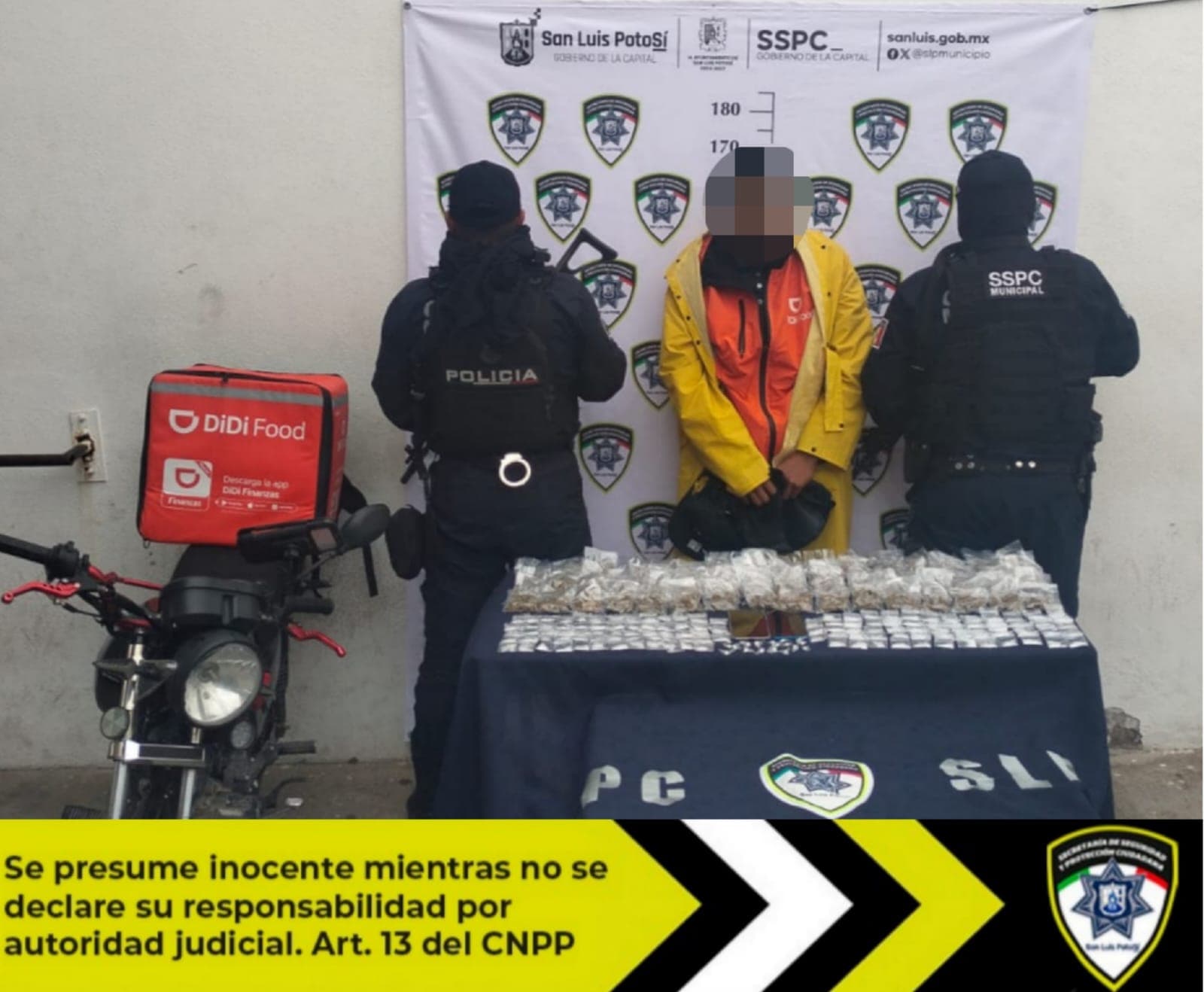 Detienen a presunto narcomenudista en la zona norte de la Capital