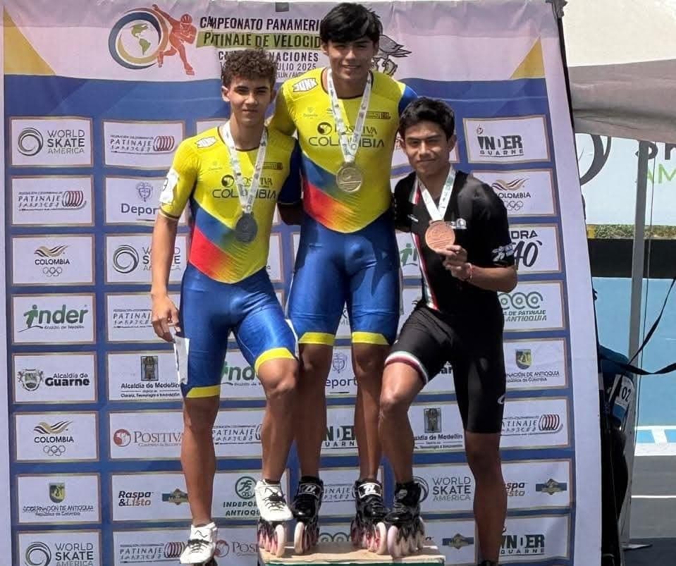 Potosino logra bronce en Panamericano de Patinaje en Colombia