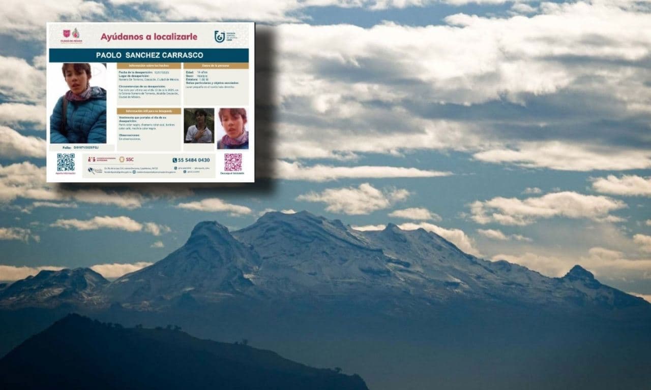 Muere adolescente en el Iztaccíhuatl por hipotermia