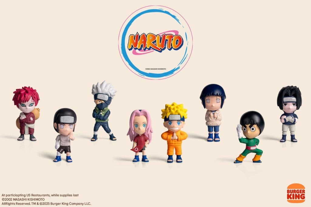 Naruto y Burger King lanzan promoción en México con figuras coleccionables