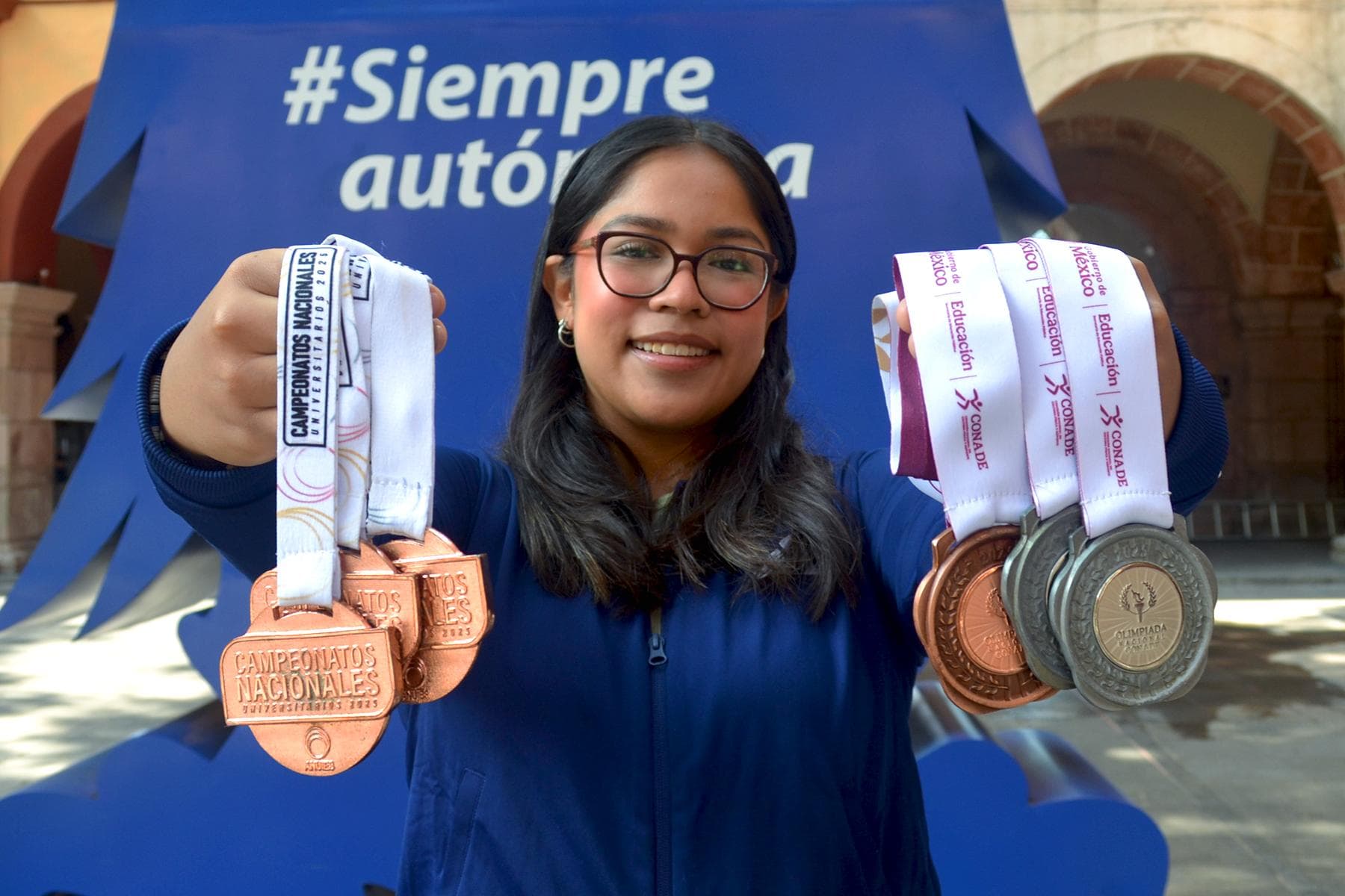 ESTUDIANTE DE LA UASLP OBTUVO TRES MEDALLAS EN OLIMPIADA NACIONAL